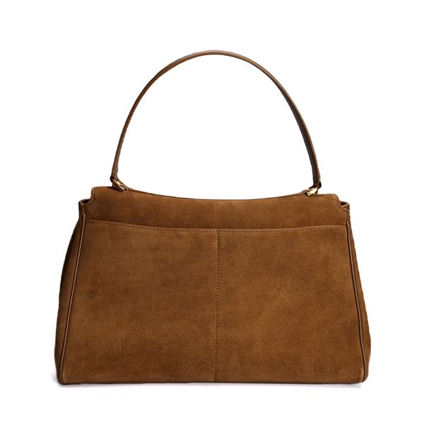 Rodeo Suede Bag Small. Жіноча сумка світло-коричнева з натуральної замші RSUB1 фото