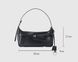 Bel Air Leather Bag. Жіноча сумка чорна зі срібною фурнітурою BAB фото 8