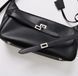 Bel Air Leather Bag. Жіноча сумка чорна зі срібною фурнітурою BAB фото 7