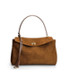 Rodeo Suede Bag Small. Жіноча сумка світло-коричнева з натуральної замші RSUB1 фото
