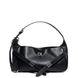 Bel Air Leather Bag. Жіноча сумка чорна зі срібною фурнітурою BAB фото 1