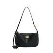 Rodeo Sling Pochette Leather Bag. Жіноча сумка чорна з золотою фурнітурою з натуральної шкіри MRLB2 фото