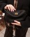 Rodeo Sling Pochette Leather Bag. Жіноча сумка чорна з золотою фурнітурою з натуральної шкіри MRLB2 фото 7