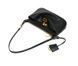 Rodeo Sling Pochette Leather Bag. Жіноча сумка чорна з золотою фурнітурою з натуральної шкіри MRLB2 фото 6