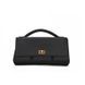 Adler Leather Bag. Жіноча сумка чорна з золотою фурнітурою з натуральної шкіри ADLB1 фото 1