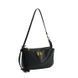 Rodeo Sling Pochette Leather Bag. Жіноча сумка чорна з золотою фурнітурою з натуральної шкіри MRLB2 фото 2