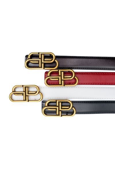 Leather Belt #10. Ремінець чорний з натуральної шкіри з золотою фурнітурою BELT#10-1 фото