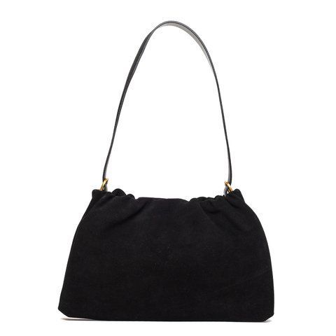 Tokyo Suede Bag. Жіноча сумка чорна з натуральної замші  TSB фото