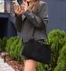 Tokyo Suede Bag. Жіноча сумка чорна з натуральної замші  TSB фото 2