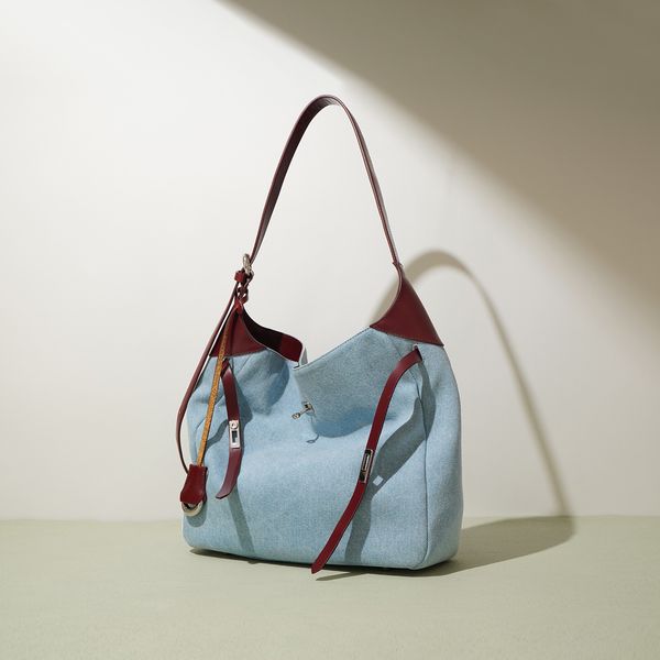 Denim Shopper Bag, 1516