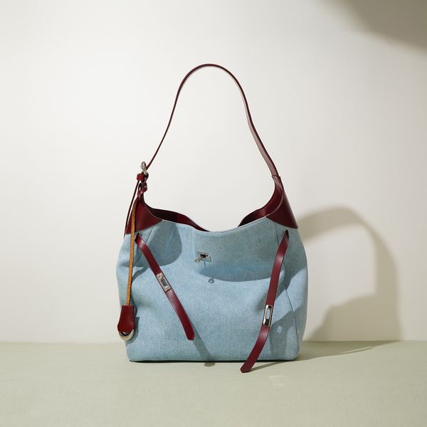 Denim Shopper Bag, 1516