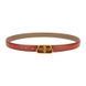 Leather Belt #10. Ремінець червоний з натуральної шкіри з золотою фурнітурою BELT#10-2 фото
