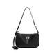Rodeo Sling Pochette Leather Bag. Жіноча сумка чорна зі срібною фурнітурою з натуральної шкіри MRLBG1 фото 1