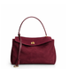 Rodeo Suede Bag Small. Жіноча сумка бордова з натуральної замші RSUB5 фото