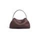 Lugano Leather Bag. Жіноча сумка темно-коричнева з натуральної шкіри LULB5 фото 1