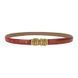 Leather Belt #11. Ремінець червоний з натуральної шкіри з золотою фурнітурою BELT#11-3 фото