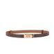 Leather Belt #7. Ремінець темно-коричневий з натуральної шкіри з золотою фурнітурою  [Передзамовлення. Надходження з 8 серпня]  BELT#7-12 фото