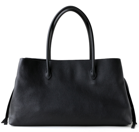 Tivoli Leather Bag. Жіноча сумка чорна з натуральної шкіри TVL1 фото